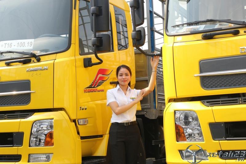 Xe tải Dongfeng Hoàng Huy 9T thùng 7.5m|Giá xe tải Dongfeng B180 năm 2021